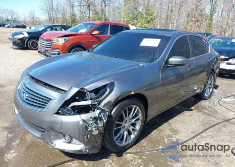 2012 Infiniti G37X из США, поврежденный, VIN JN1CV6AR5CM976273